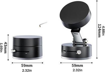 Suporte magnético antivibração dobrável 360° 