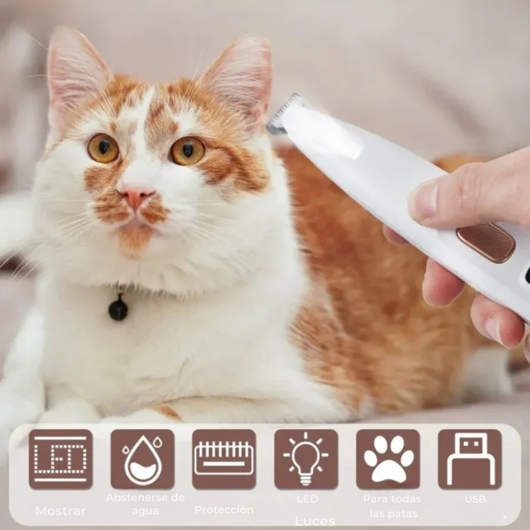 CharmPaws™ PawBlade Pro - Cortapelos profesional de precisión para mascotas